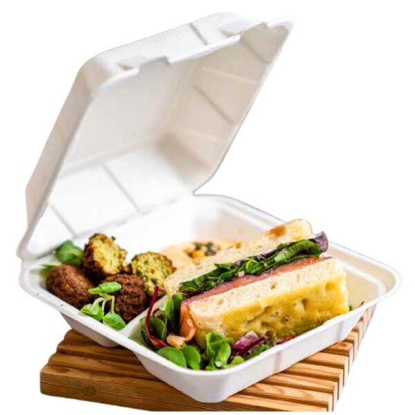 Empaque Grab-and-Go Visor Kraft Vegware